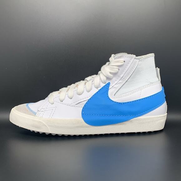 Nike Blazer‎ Mid 77 Jumbo White University Blue Shoes Men's Sz 12.5 - Picture 7 of 10